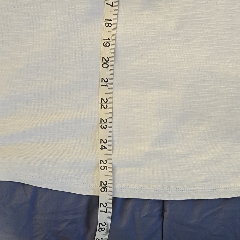 J. Jill Light Blue Short Sleeve Tee - Picture 7 of 10